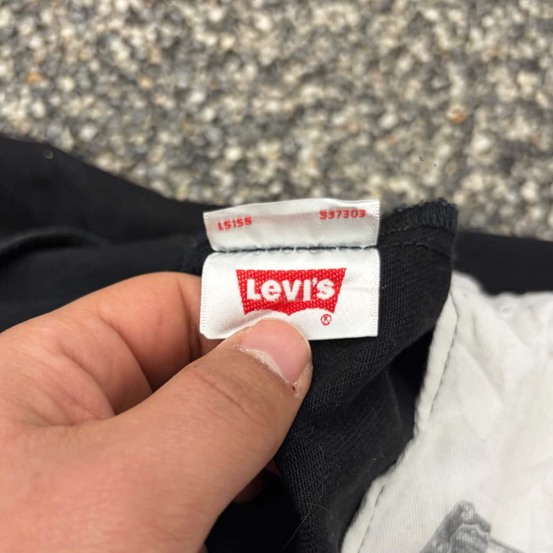 리바이스 501 스트레이트 블랙진 (33) 상품이미지7