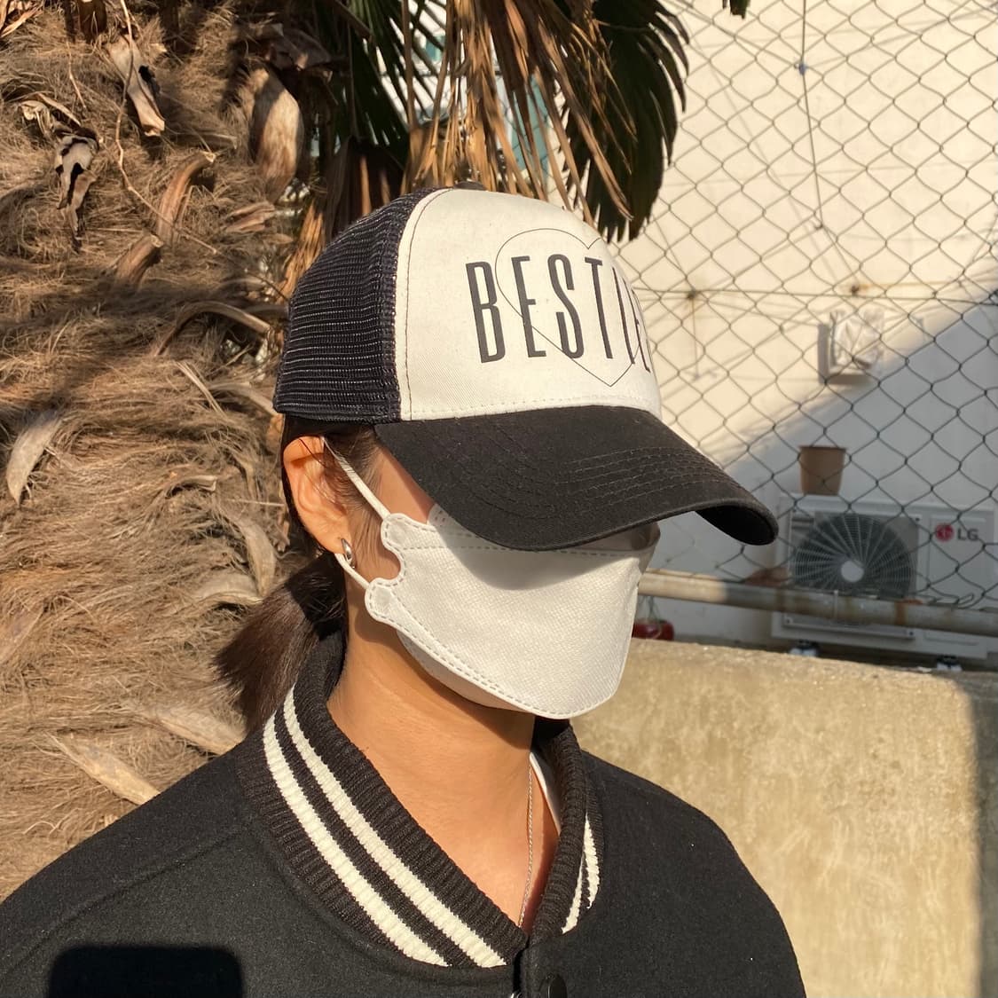 BESTIES 하트 트러커 캡 상품이미지4