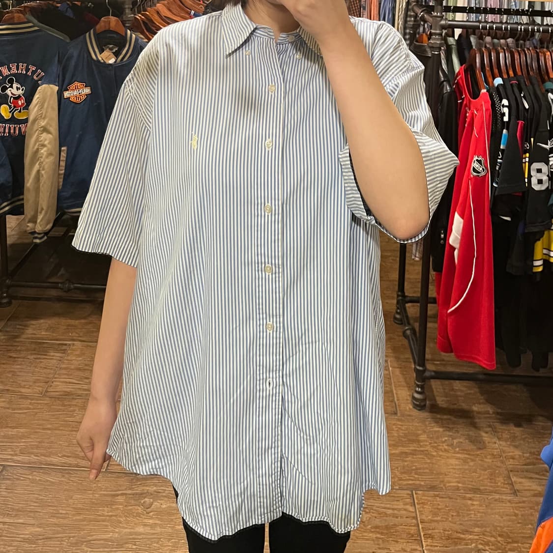 [HI] 폴로 반팔 셔츠 블루 상품이미지1