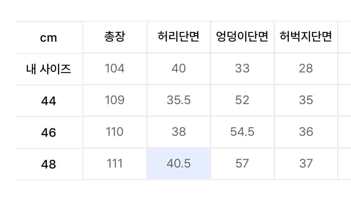 엘무드 카발리 울 스트라이프 와이드 팬츠 다크네이비 46 상품이미지4
