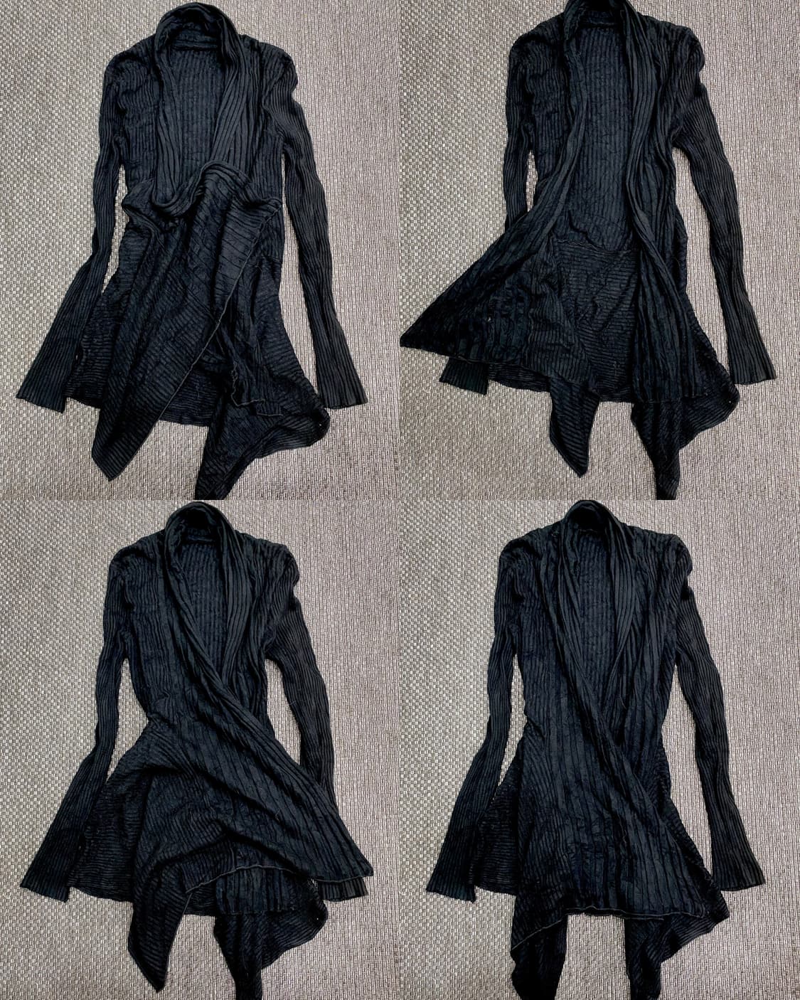 JPN Unbalanced Layering Cardigan 상품이미지1