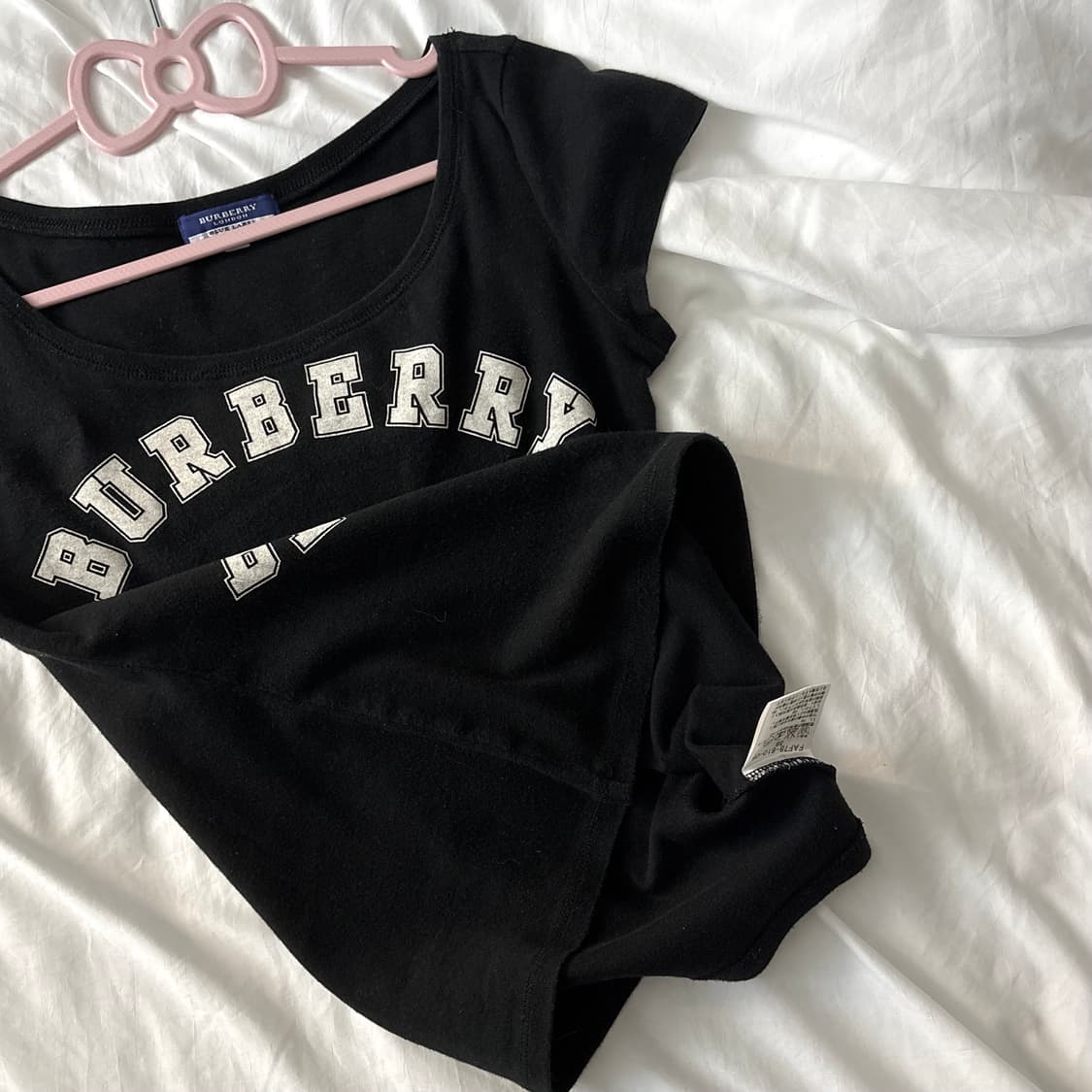 버버리 빅로고 블랙 탑 상품이미지2