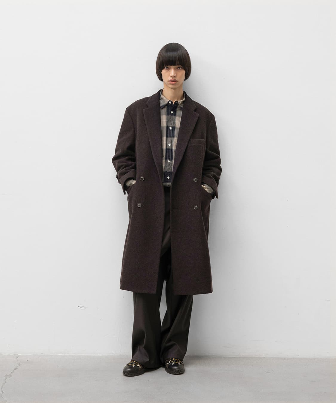 [2] 어나더오피스 Fog Double Breasted Coat 상품이미지1