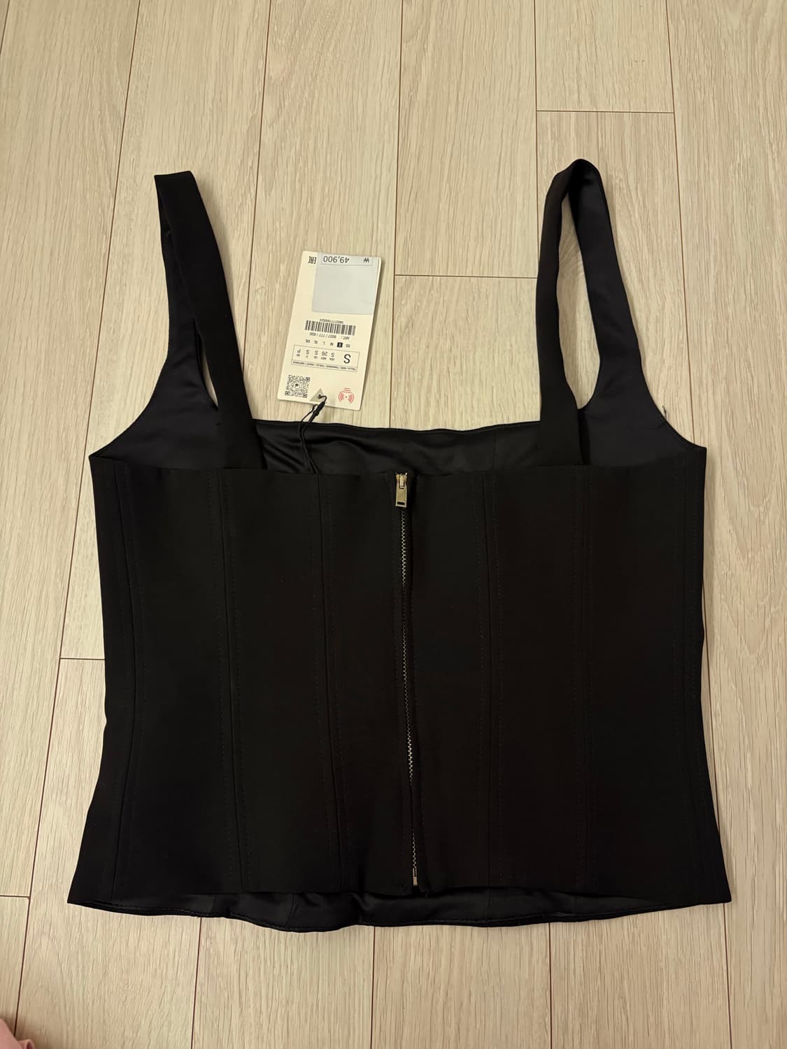 자라 크롭 뷔스티에 새상품 s 상품이미지3