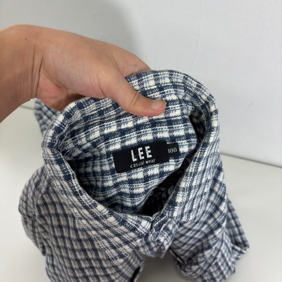 100 L LEE 리 투포켓 오버핏 체크 셔츠 남방 상품이미지4