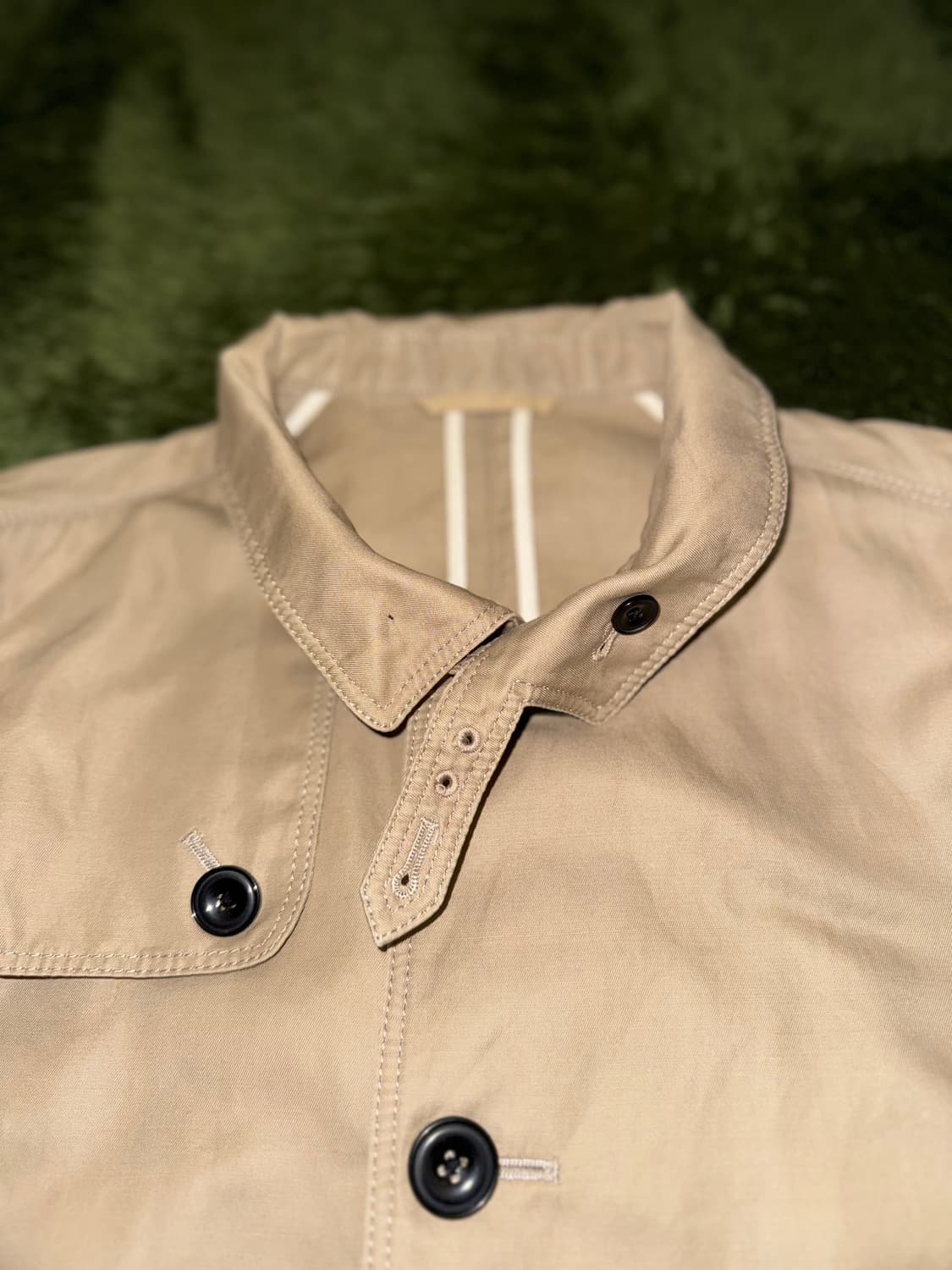 [S] 유나이티드 애로우즈 뷰티앤유스 클래식 핏 숏 코트 베이지 상품이미지4