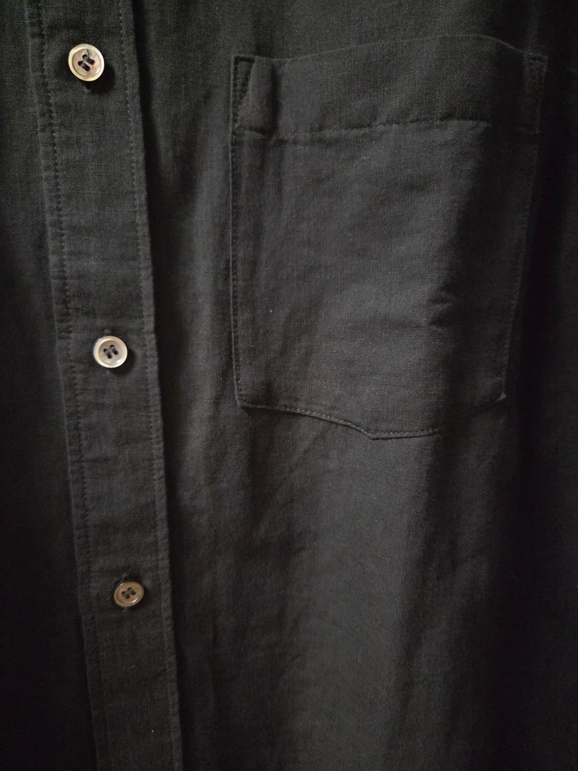 아르켓 Arket 린넨 셔츠 블랙 상품이미지4