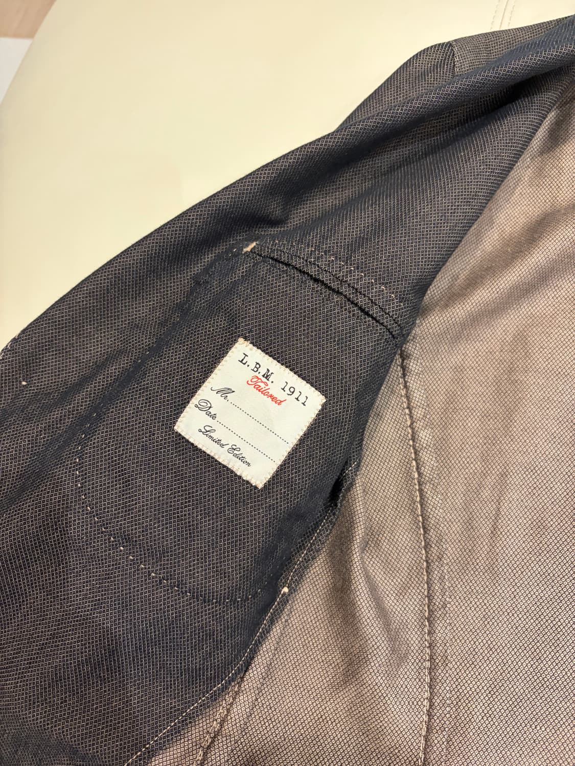 LBM1911 브라운 린넨 자캣 상품이미지2