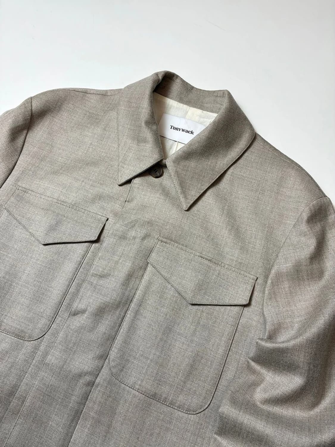 토니웩 샌드 패치 포켓 헤링본 울 필드 자켓 PN8529 상품이미지3