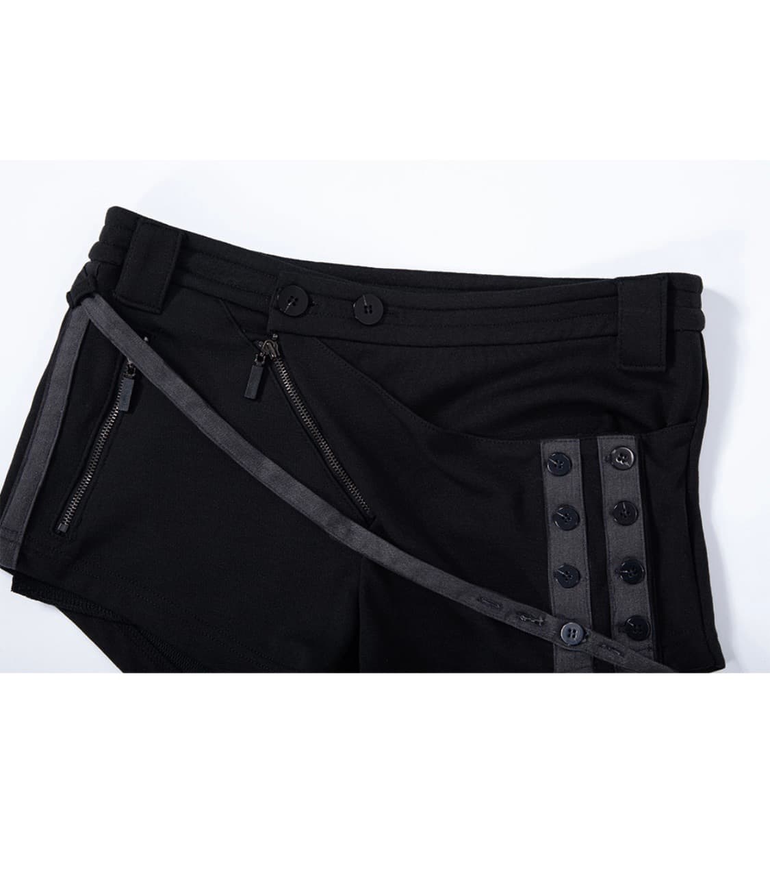 (새상품) 플노팔 타나 버튼 쇼츠 딥블랙 플리즈노팔로우 상품이미지6