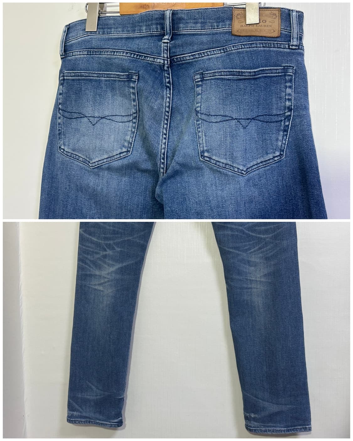 폴로랄프로렌 백가죽패치 청바지 스트레치슬림핏 31 상품이미지3