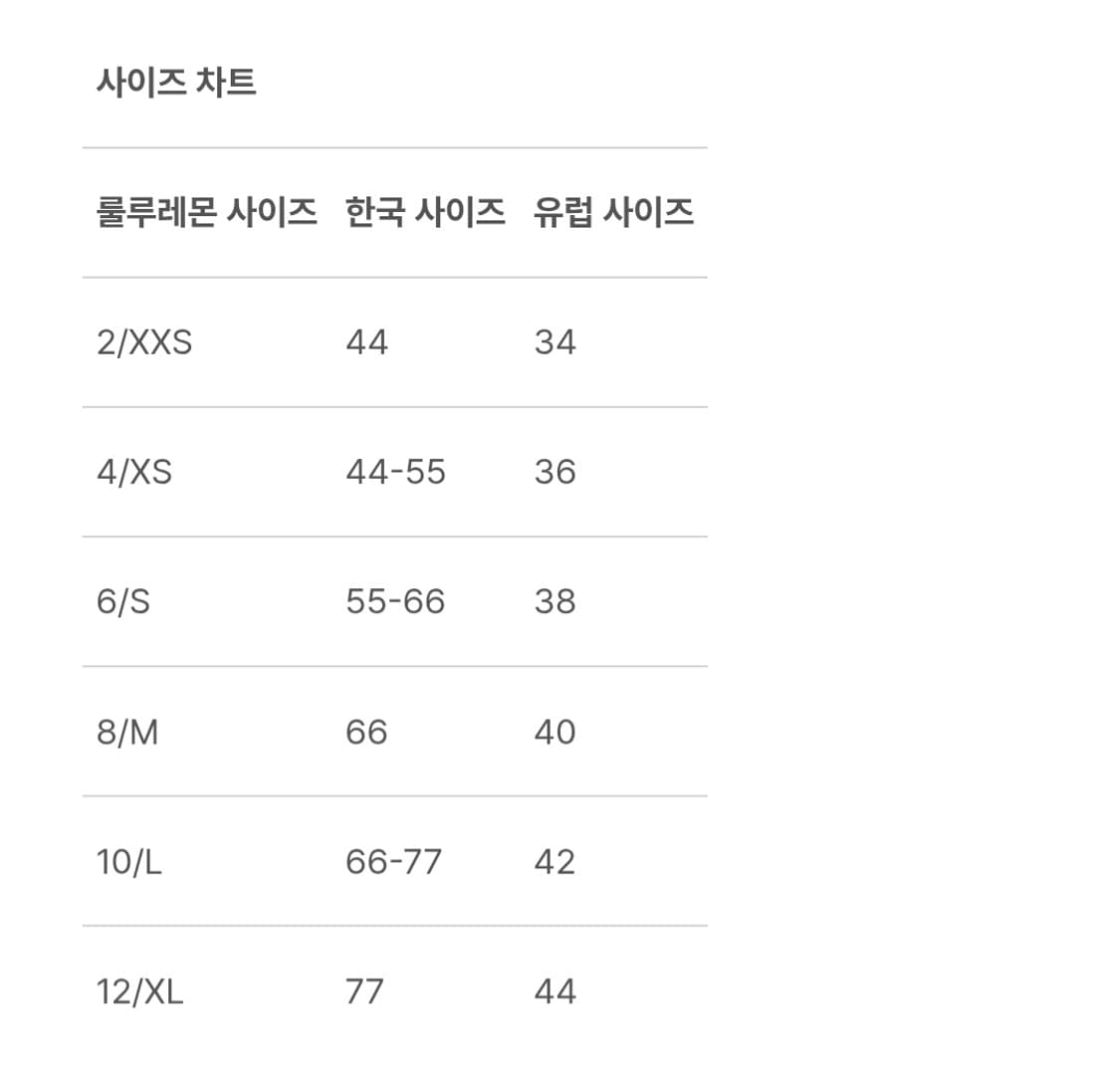 룰루레몬 그루브 플레어 팬츠 xs 아시아핏 상품이미지4