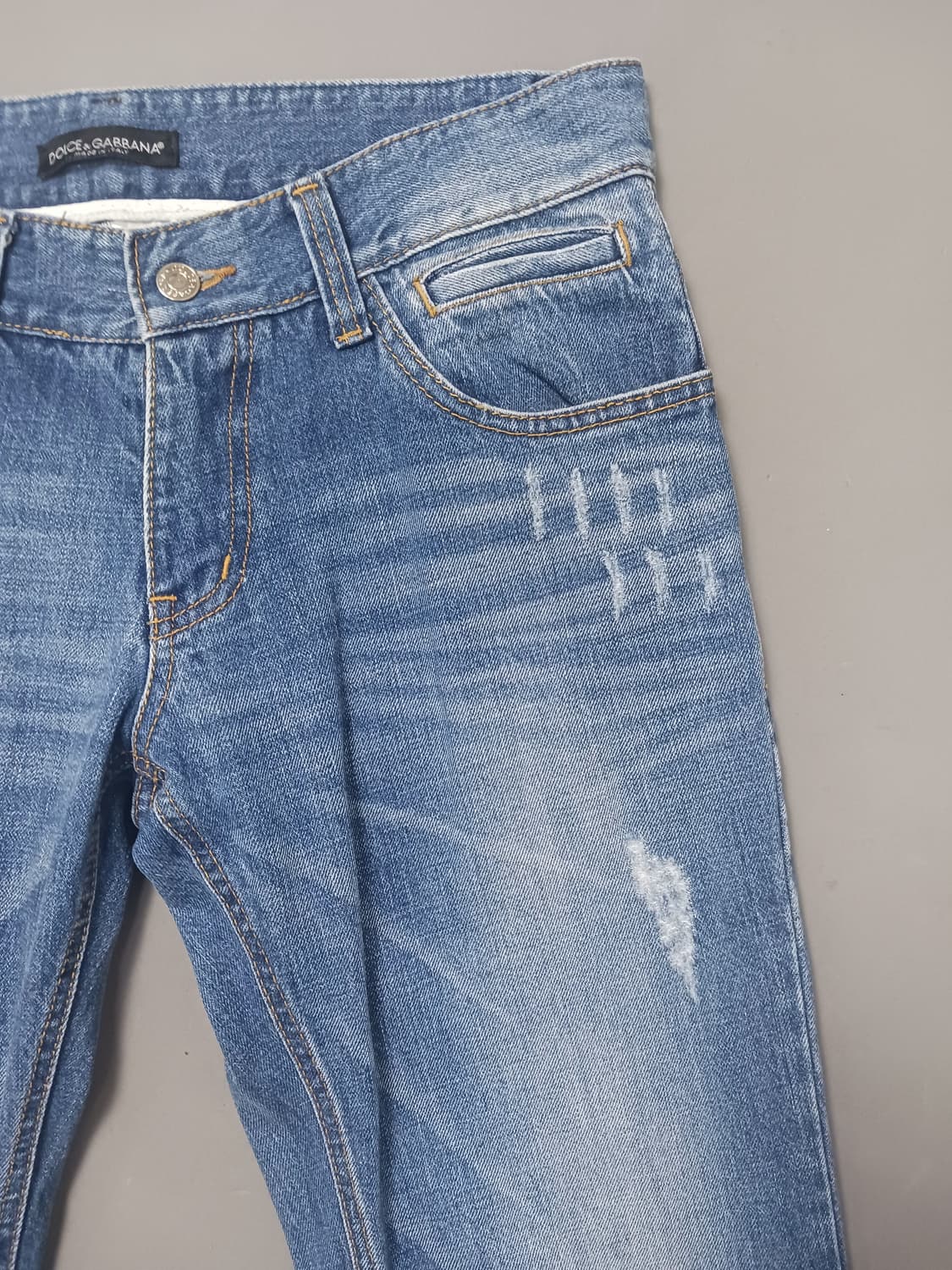 [32] 돌체앤가바나 스크래치 스트레이트진 청바지 상품이미지4
