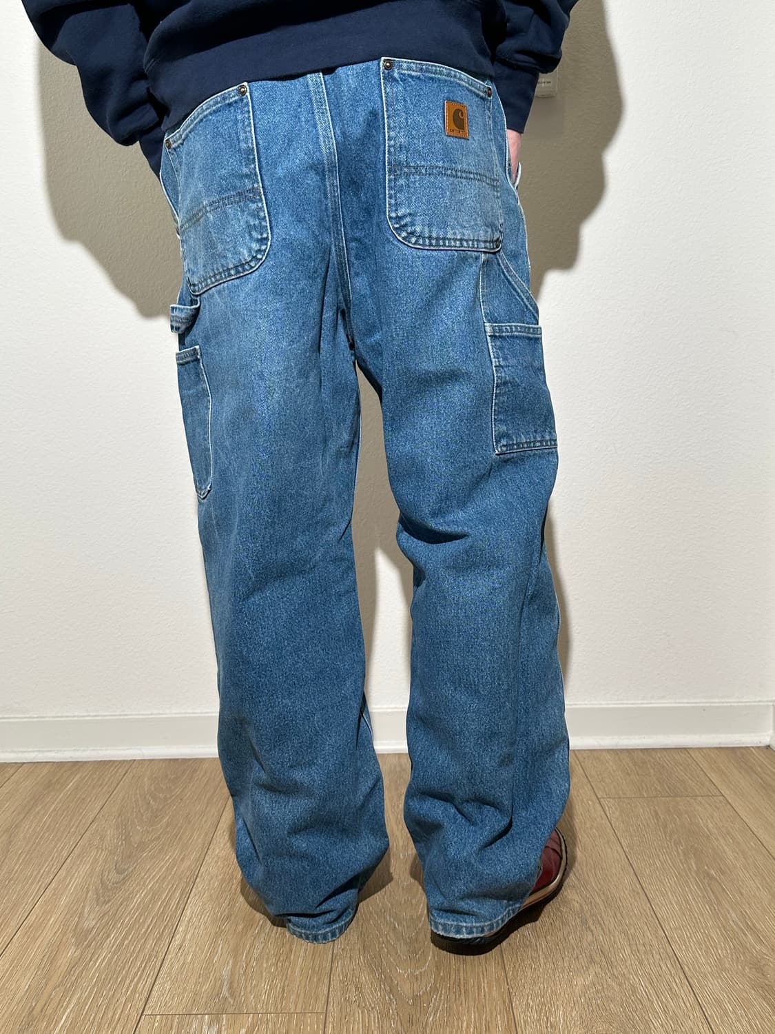 [36X30] 칼하트 B73 DST 더블니 데님 팬츠 던가리핏 상품이미지2