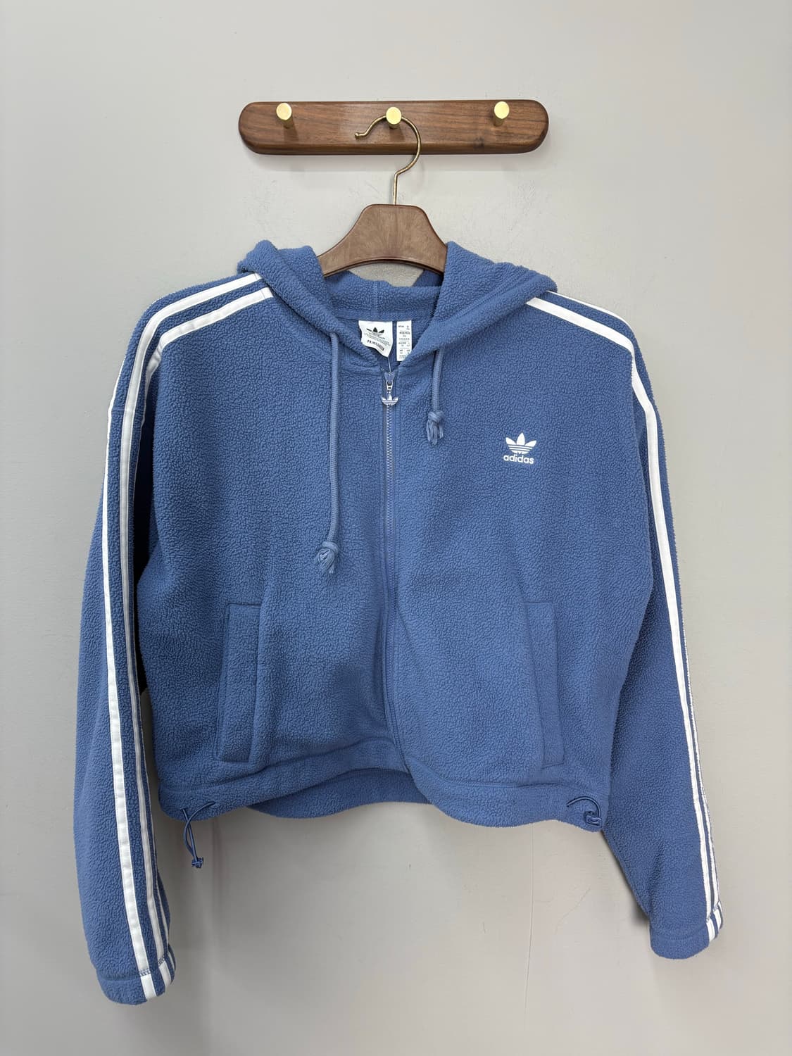 아디다스 플리스 크롭 풀집업 A3158 상품이미지2