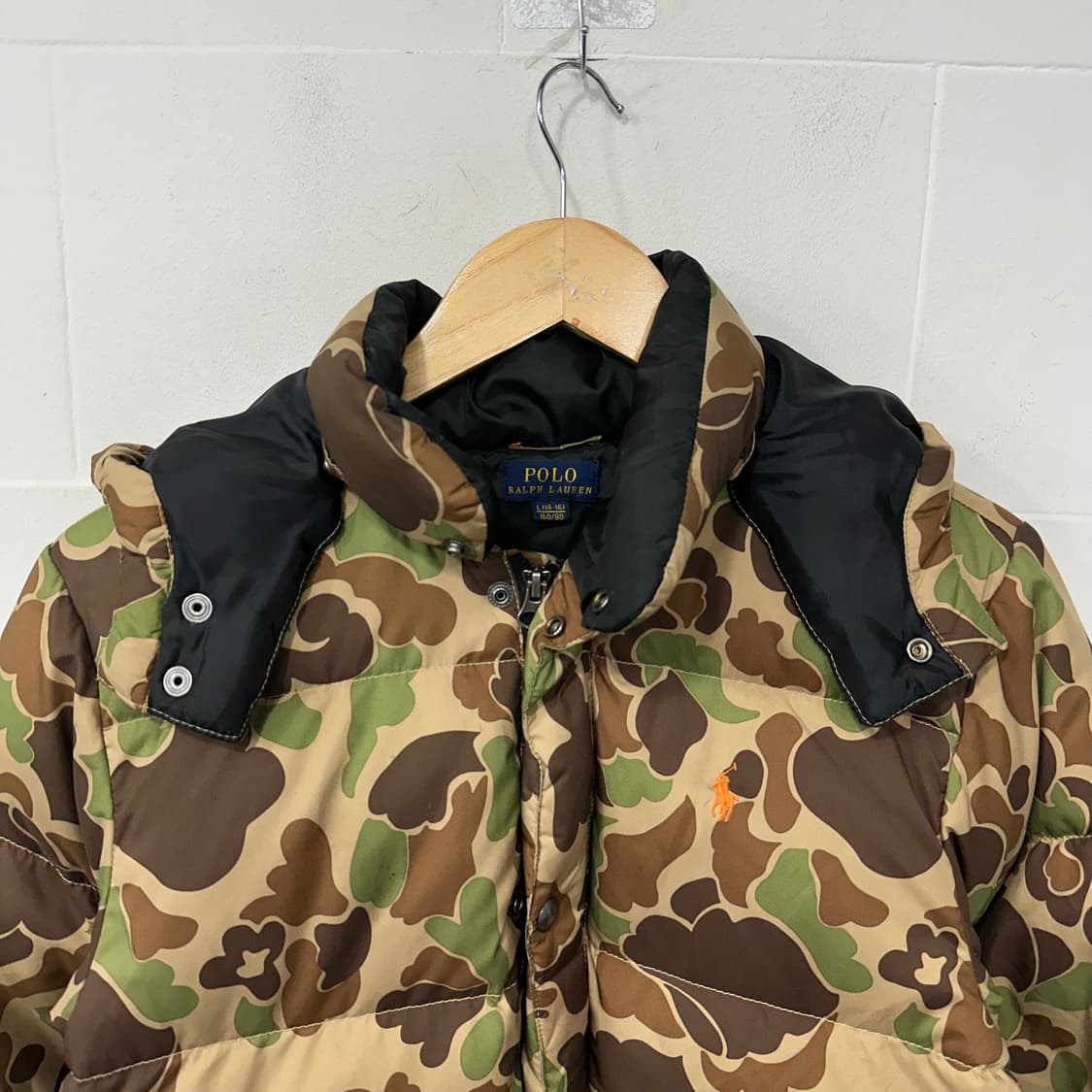 폴로 카모 보이즈 패딩점퍼 상품이미지2