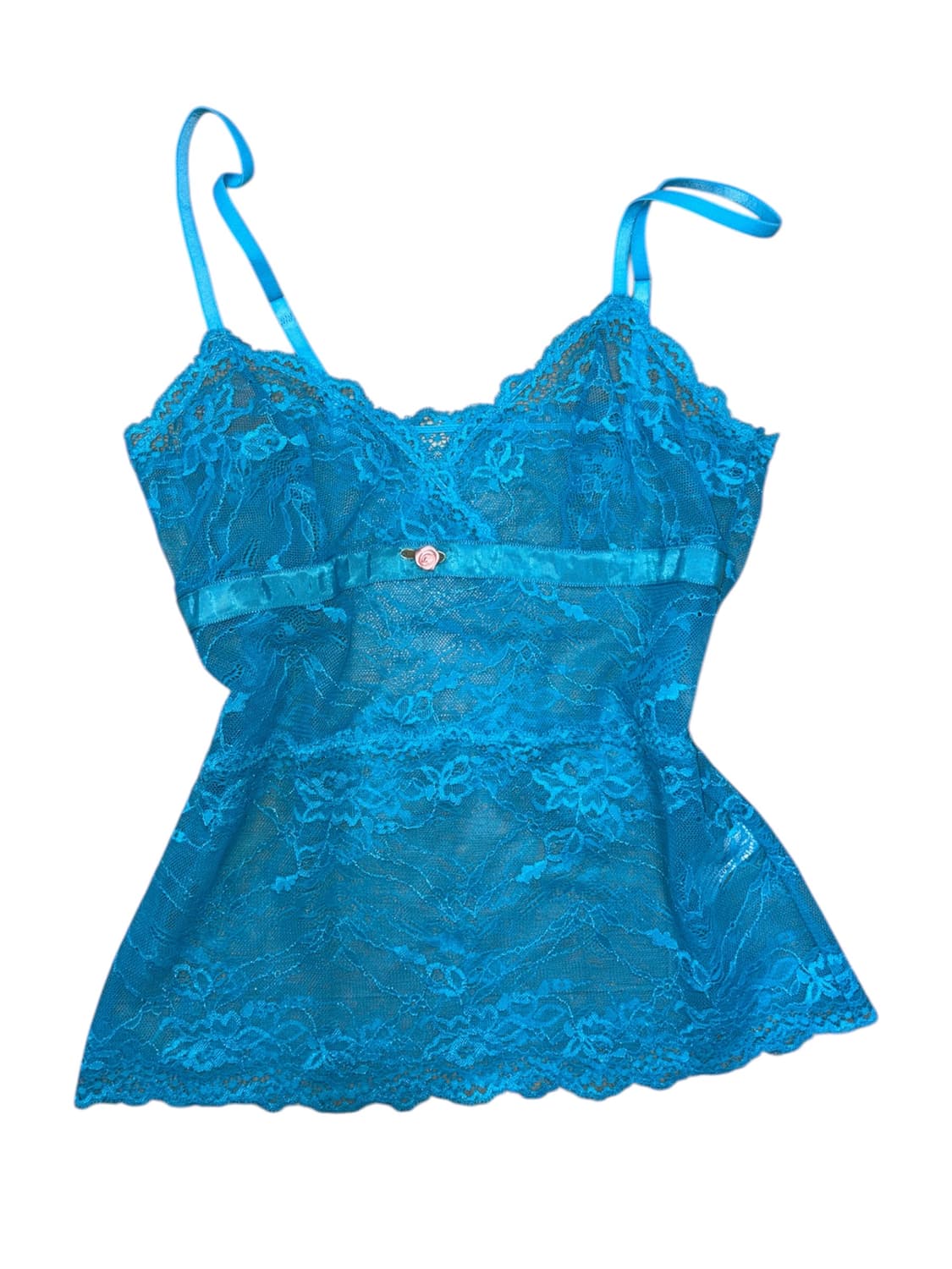 blue lace rose sleeveless 상품이미지1