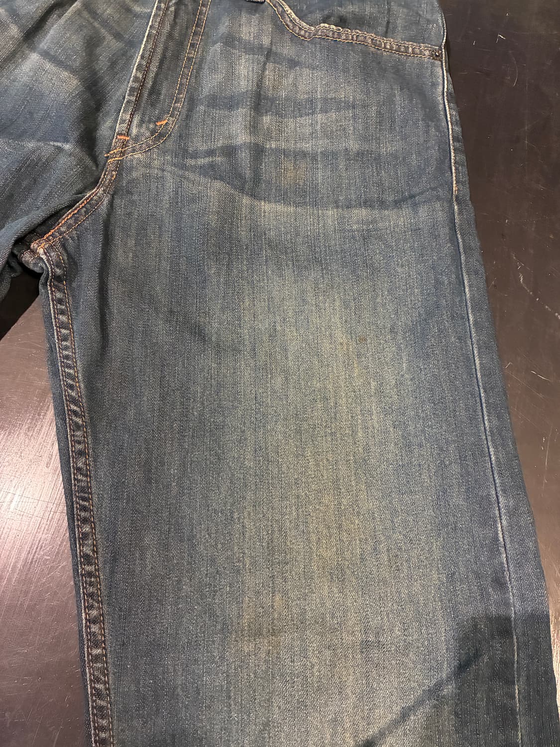 표기31 실33) 리바이스 569 워싱 데님 상품이미지4