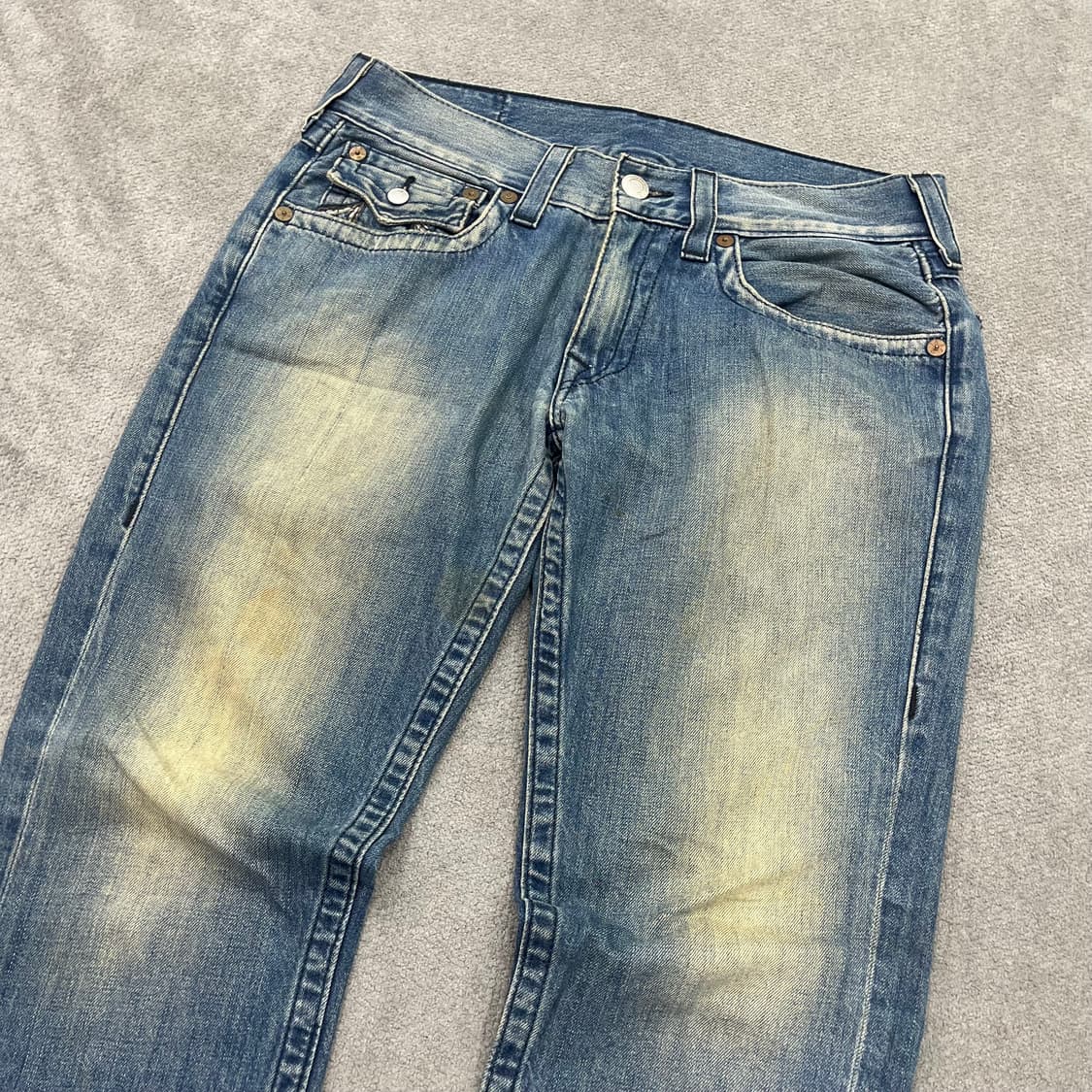 31 트루릴리젼 워싱 스트레이트 데님 상품이미지3