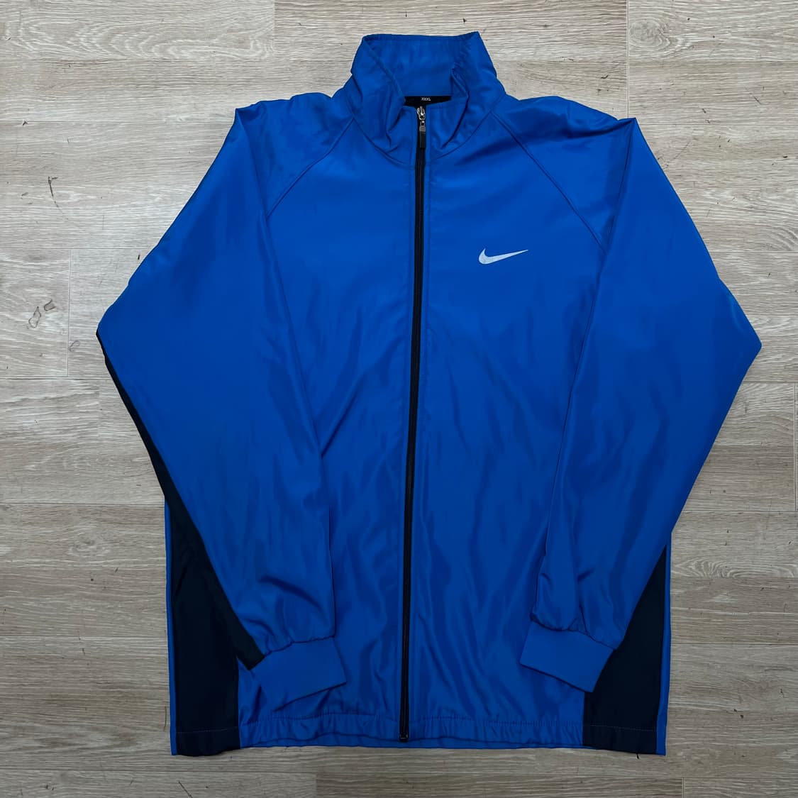 나이키 여성 스우시 로고 배색 바람막이 자켓 [블루] 3XL/115 상품이미지1