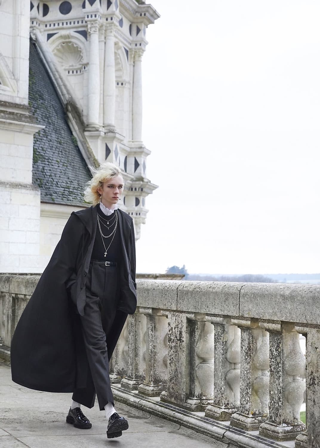 [NCT 착용] 셀린느 21AW 러플 포플린 셔츠 상품이미지5