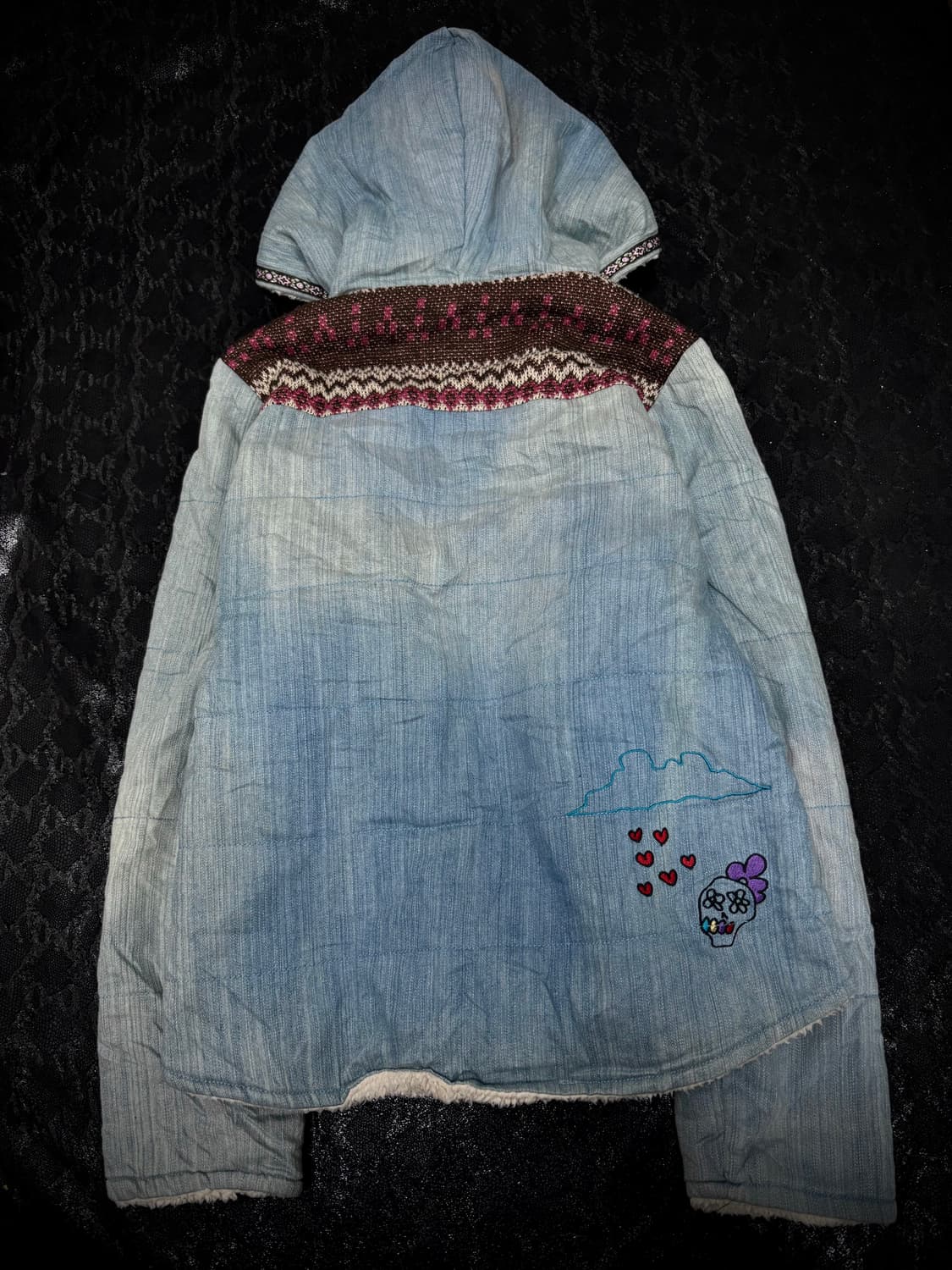 “Scolar” Kitsch&Hippie Mood White Fur Ho 상품이미지6