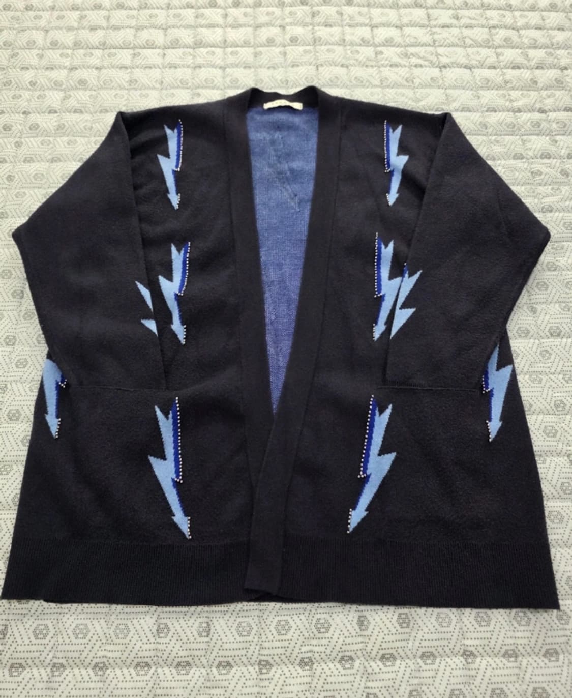 한섬 산드로 SANDRO 가디건 네이비 ~FREE 상품이미지3