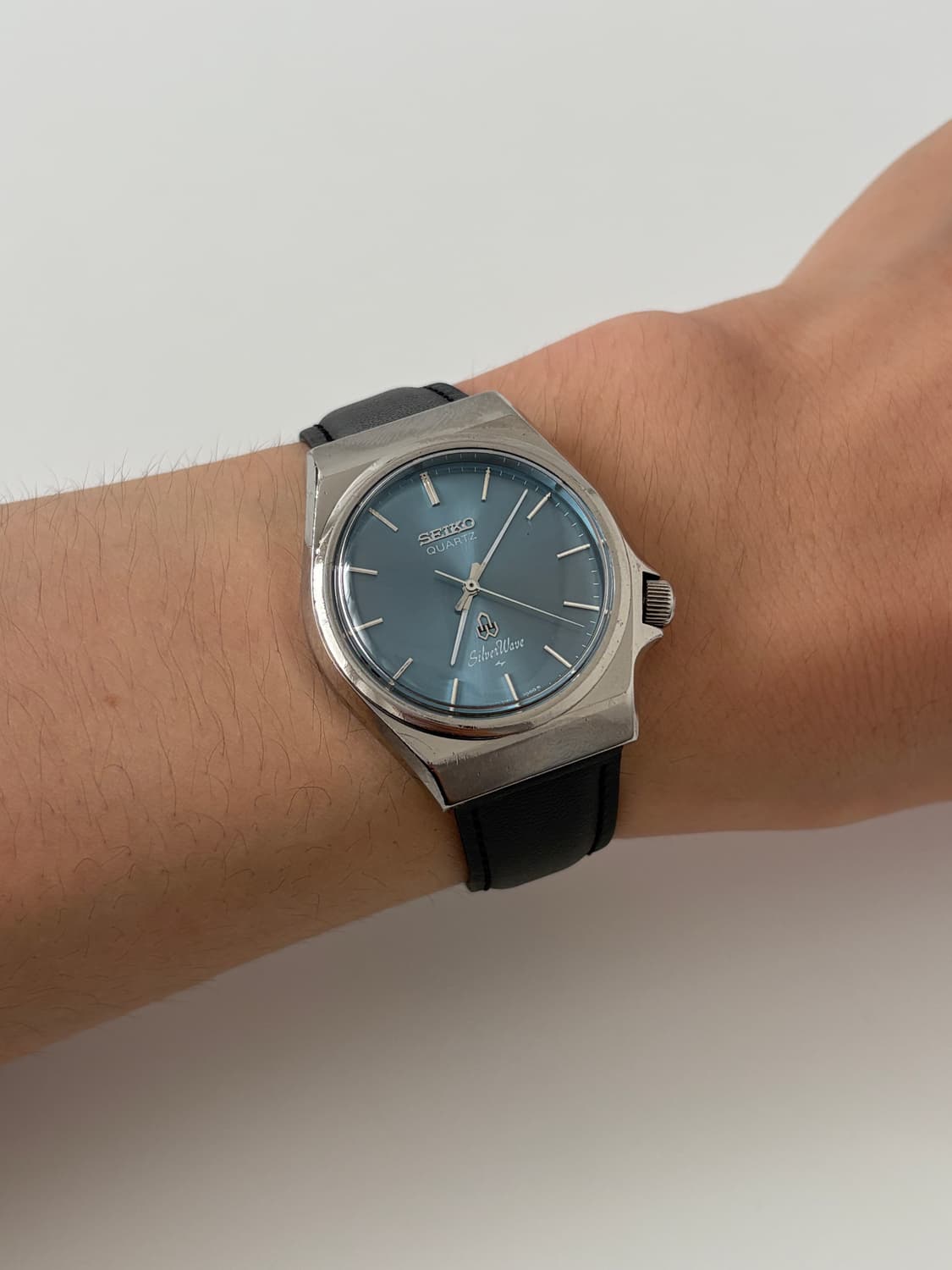1980s Silverwave Skyblue Dial Quartz 상품이미지2
