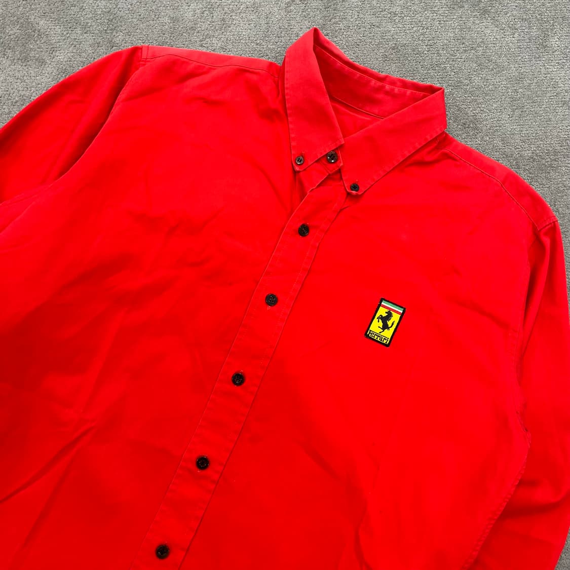 페라리 레드 긴팔 셔츠 상품이미지2