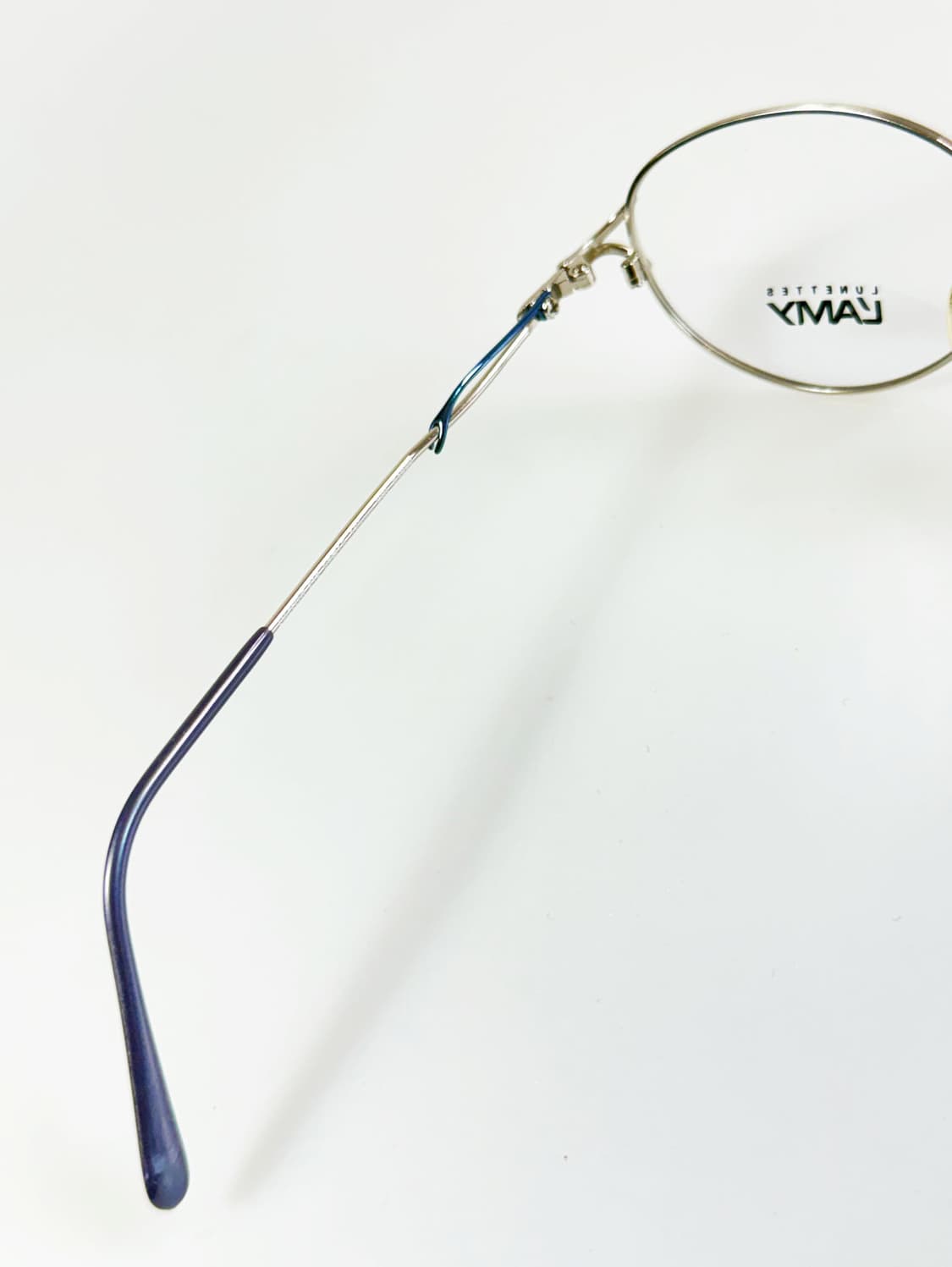 LAMY 실버 티타늄 슬림 오벌 프레임 빈티지 안경 상품이미지7