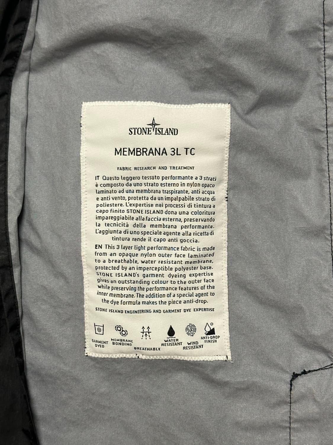 스톤아일랜드 멤브라나 3L tc 자켓 23ss XL(105-110) 상품이미지2