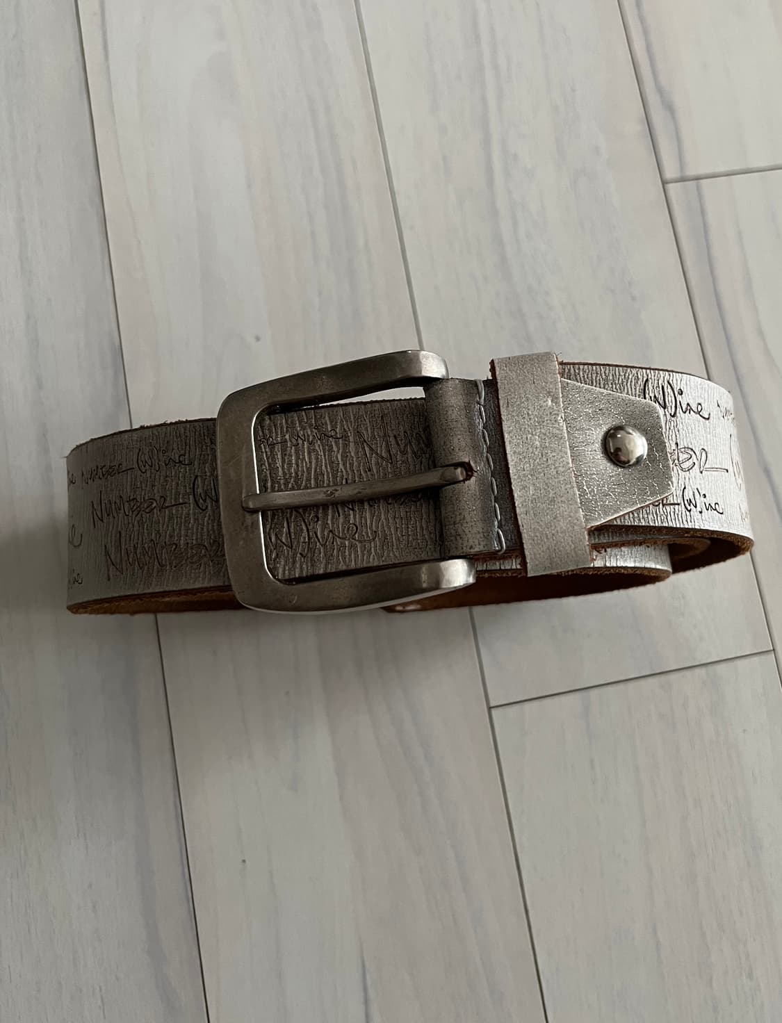 넘버나인 가죽 벨트 상품이미지2