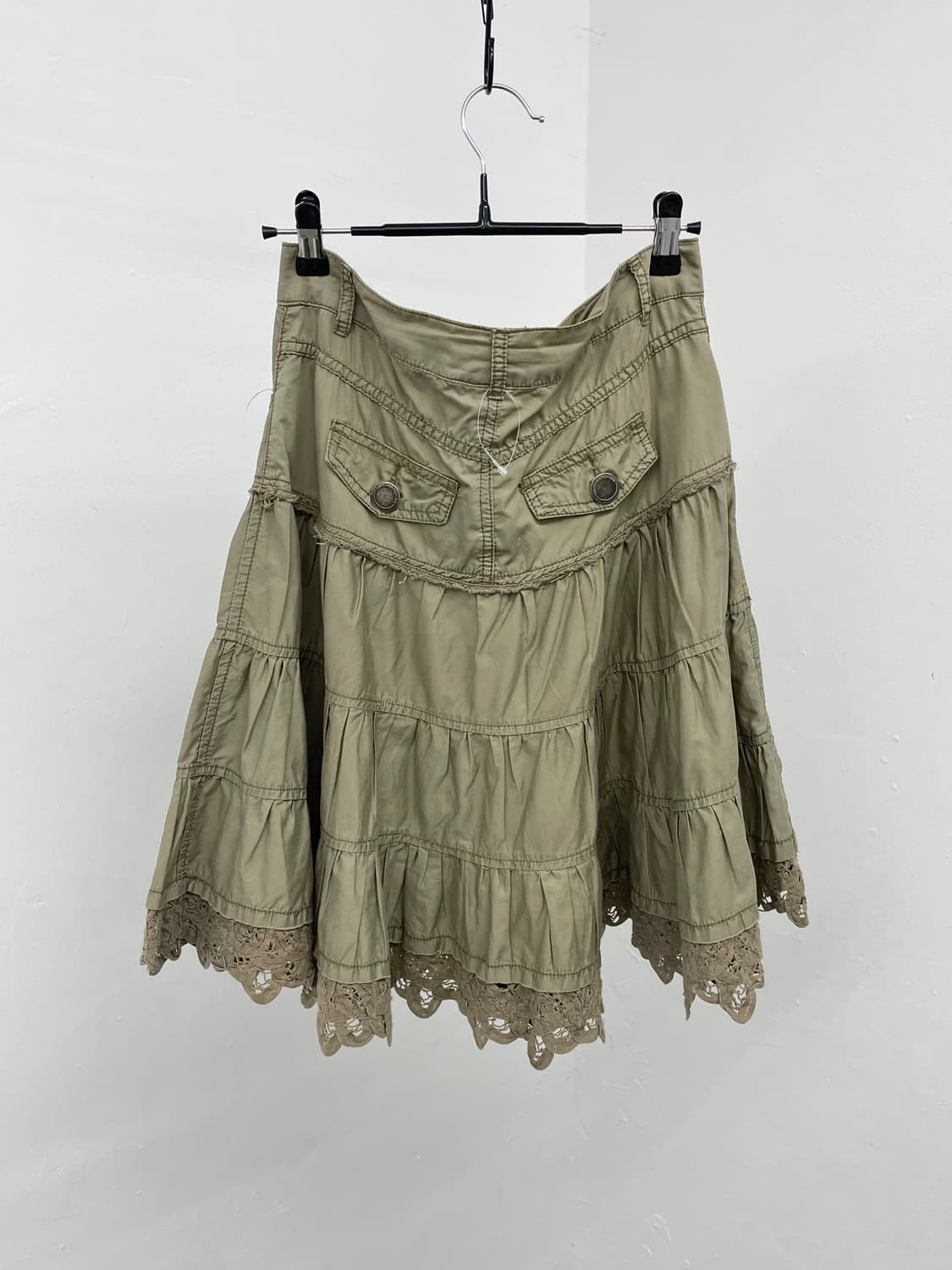 페어리그런지 레이스 캉캉 디테일 스커트 상품이미지8