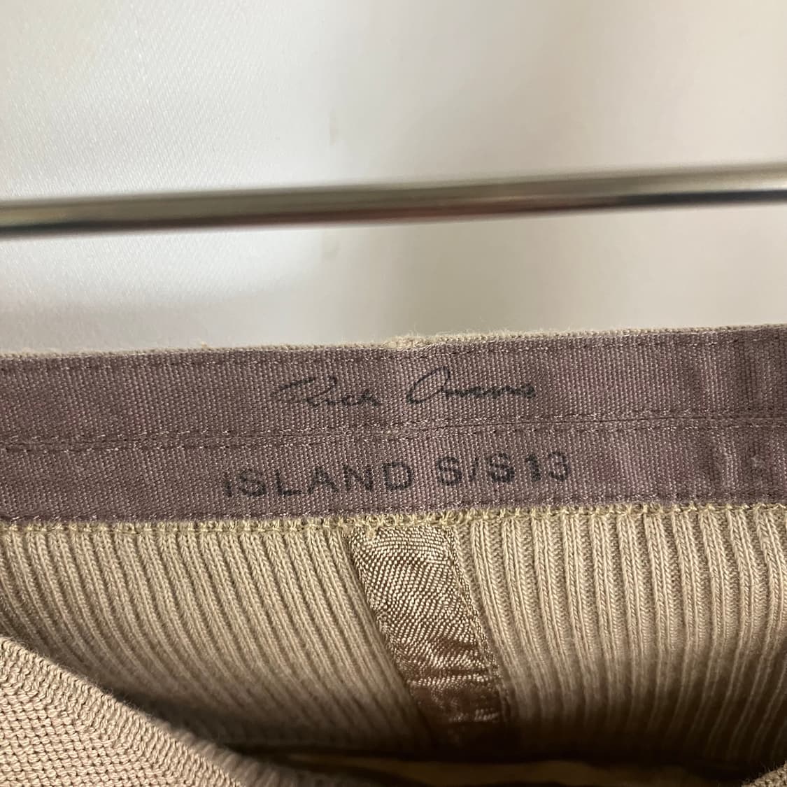 릭오웬스 13ss island 실크 롱 스커트 38 상품이미지3