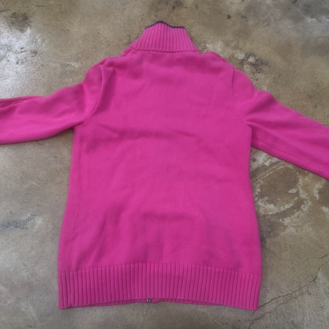 폴로 랄프로렌 핫핑크 니트 집업  상품이미지4