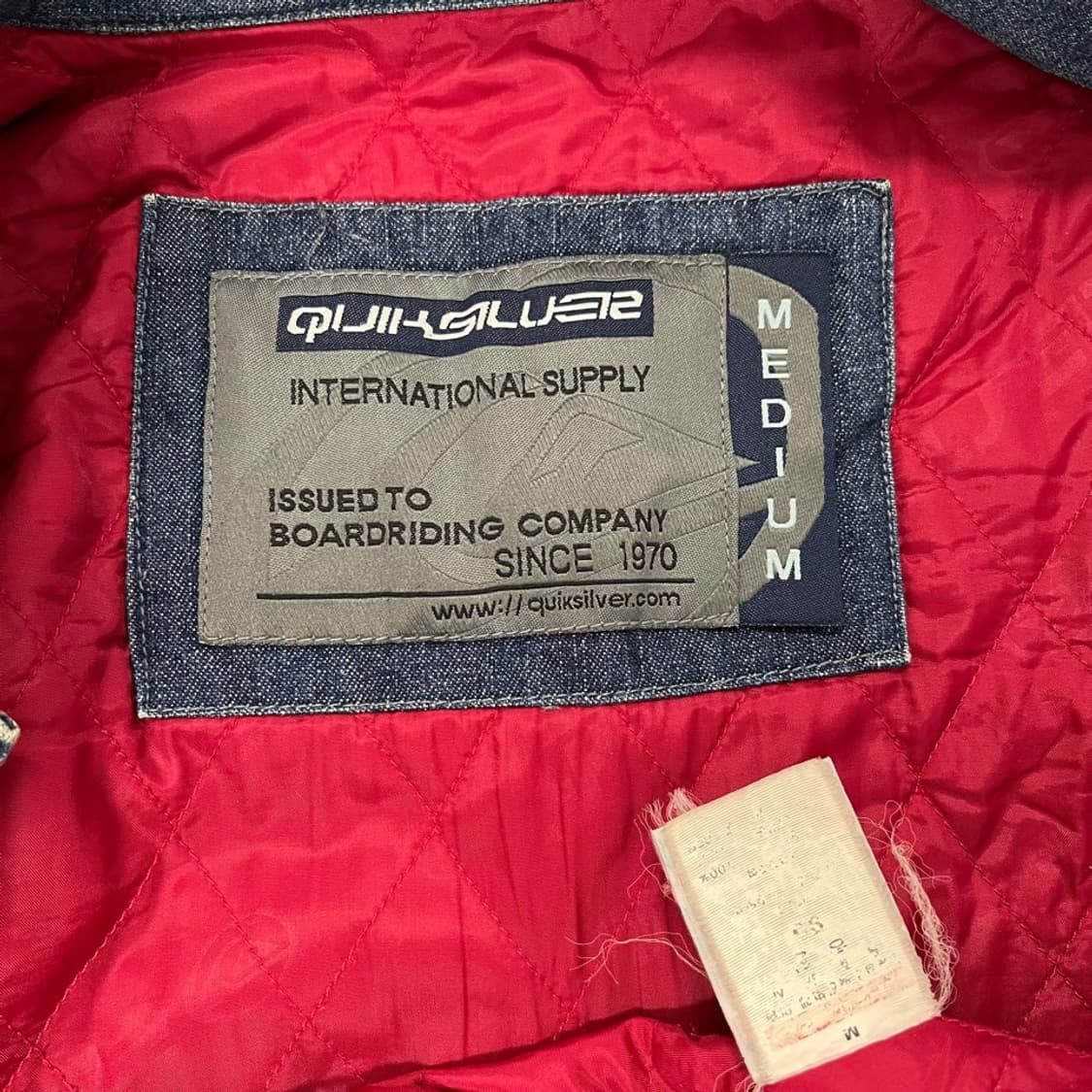 퀵실버 빈티지 데님 초어 자켓/#3600 상품이미지5