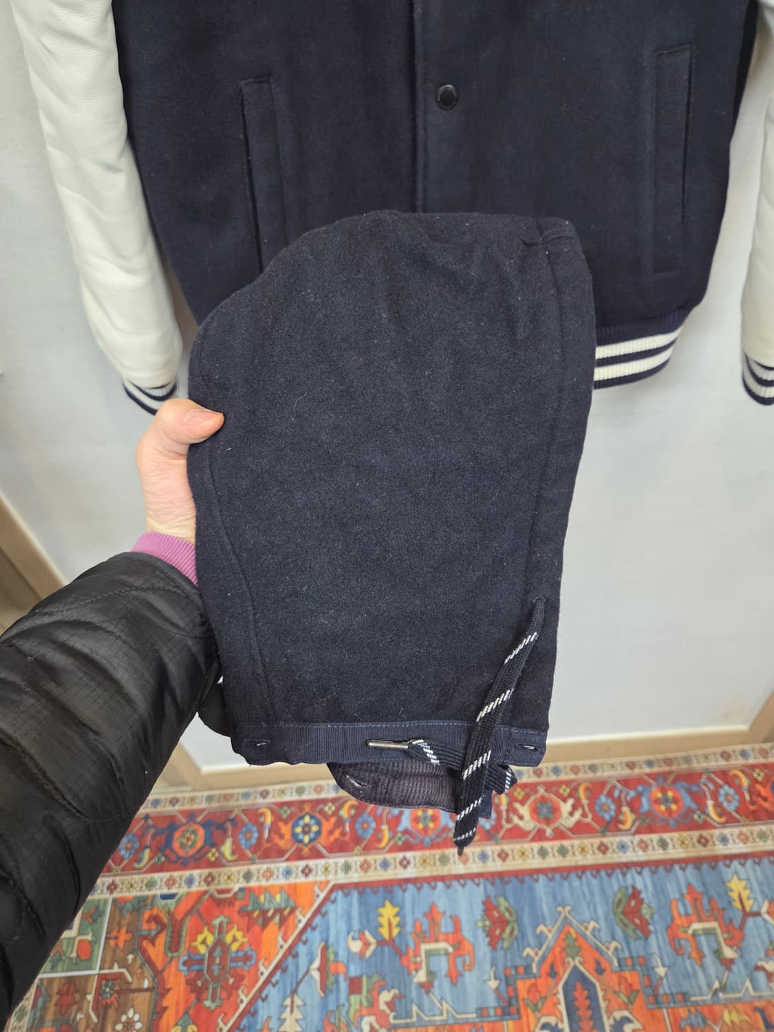 엠엘비 뉴욕양키즈 울 레더 패딩 바시티자켓 85 상품이미지8