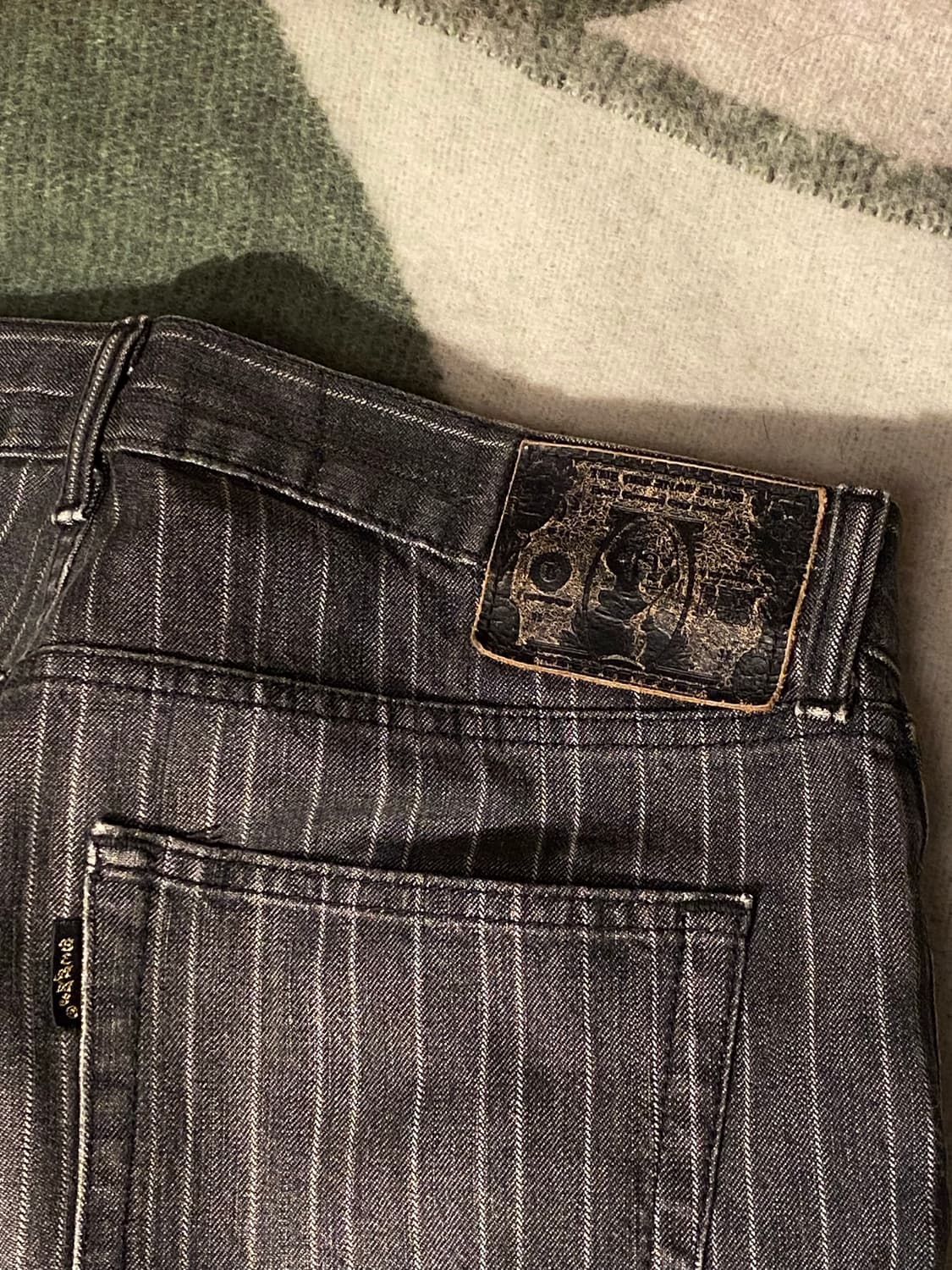 빔즈 스트라이프 부츠컷 플레어진 상품이미지3