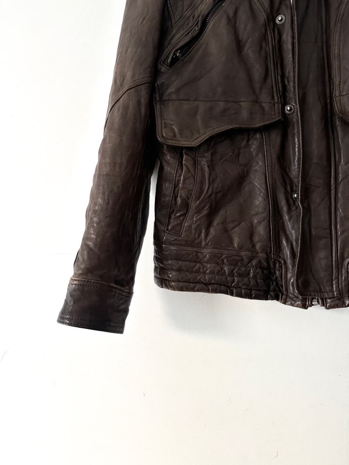 ZIOZIA bomber leather jacket 상품이미지4