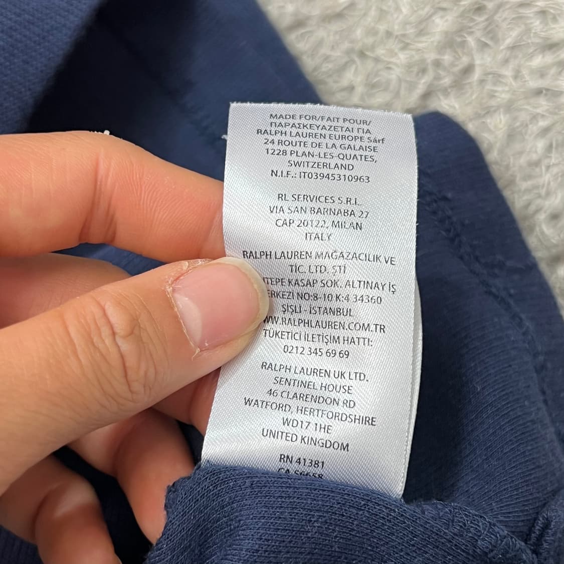 [95] 폴로 랄프로렌 반집업 니트 상품이미지5