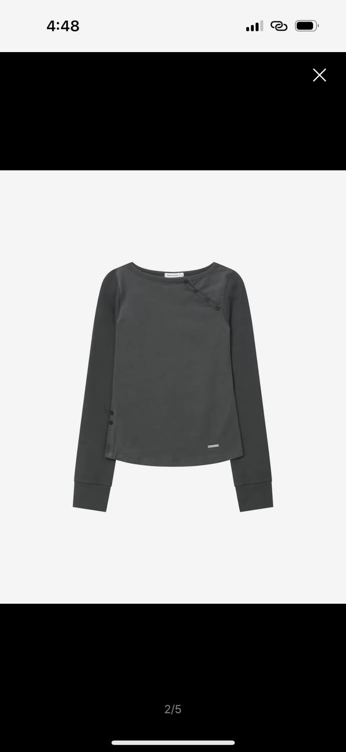 미세키서울 버튼 롱슬리브 상품이미지1