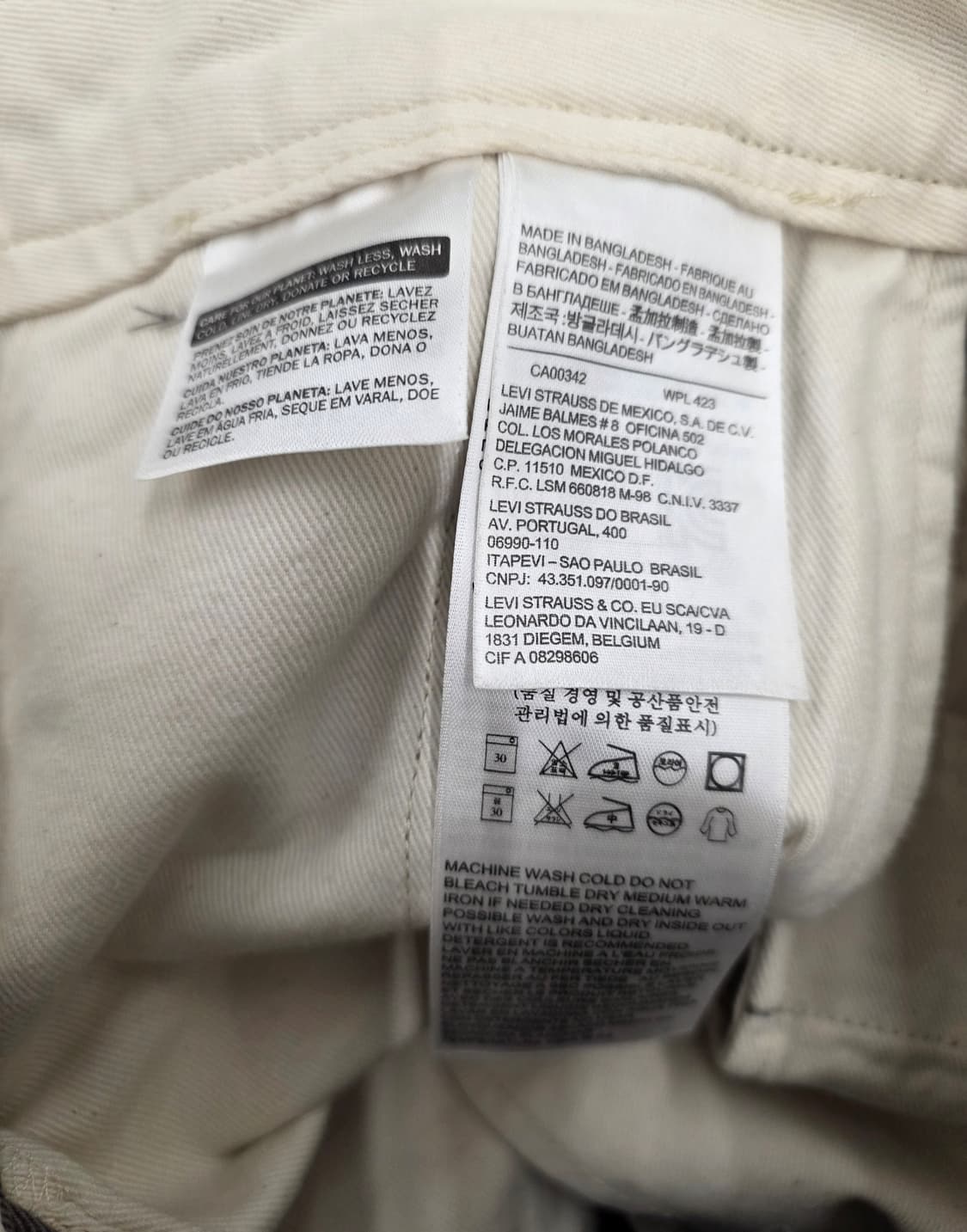 리바이스 남자 봄가을바지.  싸이즈30 상품이미지7