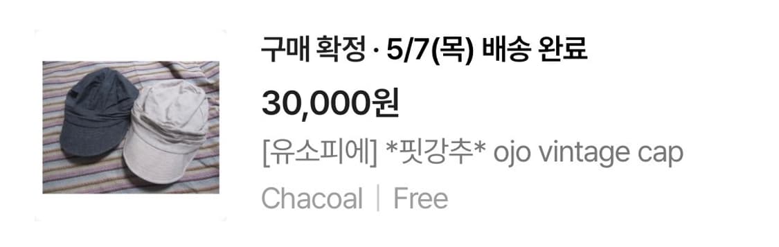 빈티지 캡 새상품 상품이미지6
