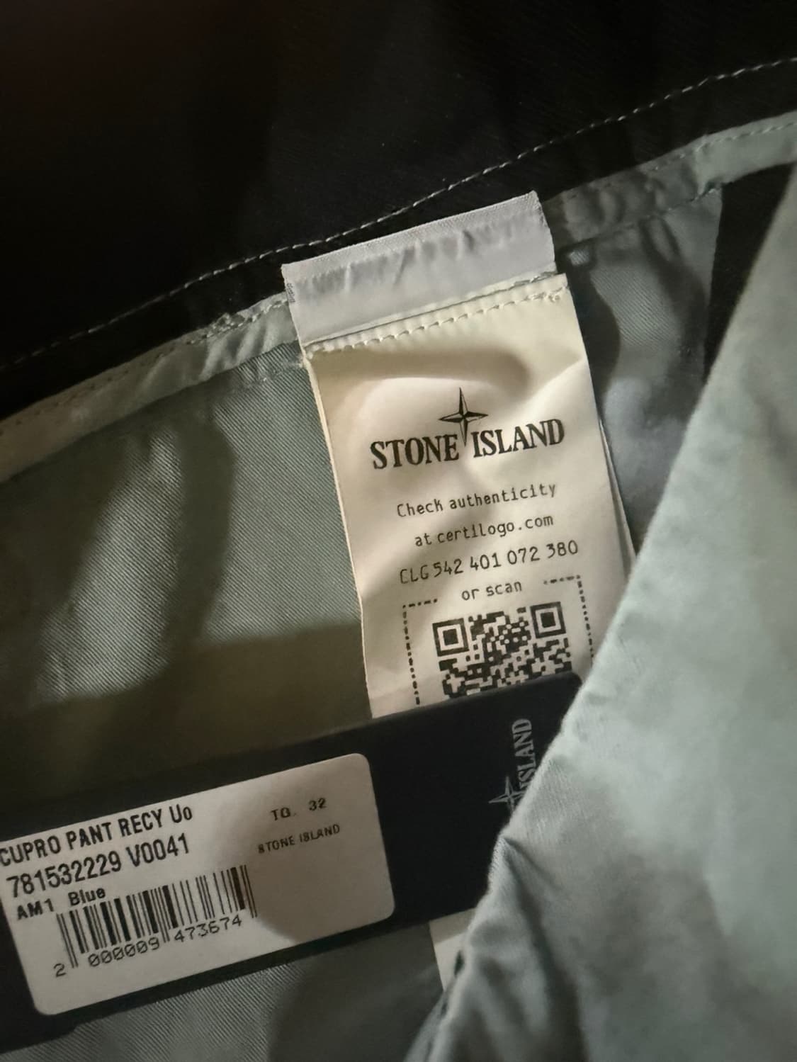 스톤아일랜드 CUPRO TWILL 카고 팬츠 상품이미지6