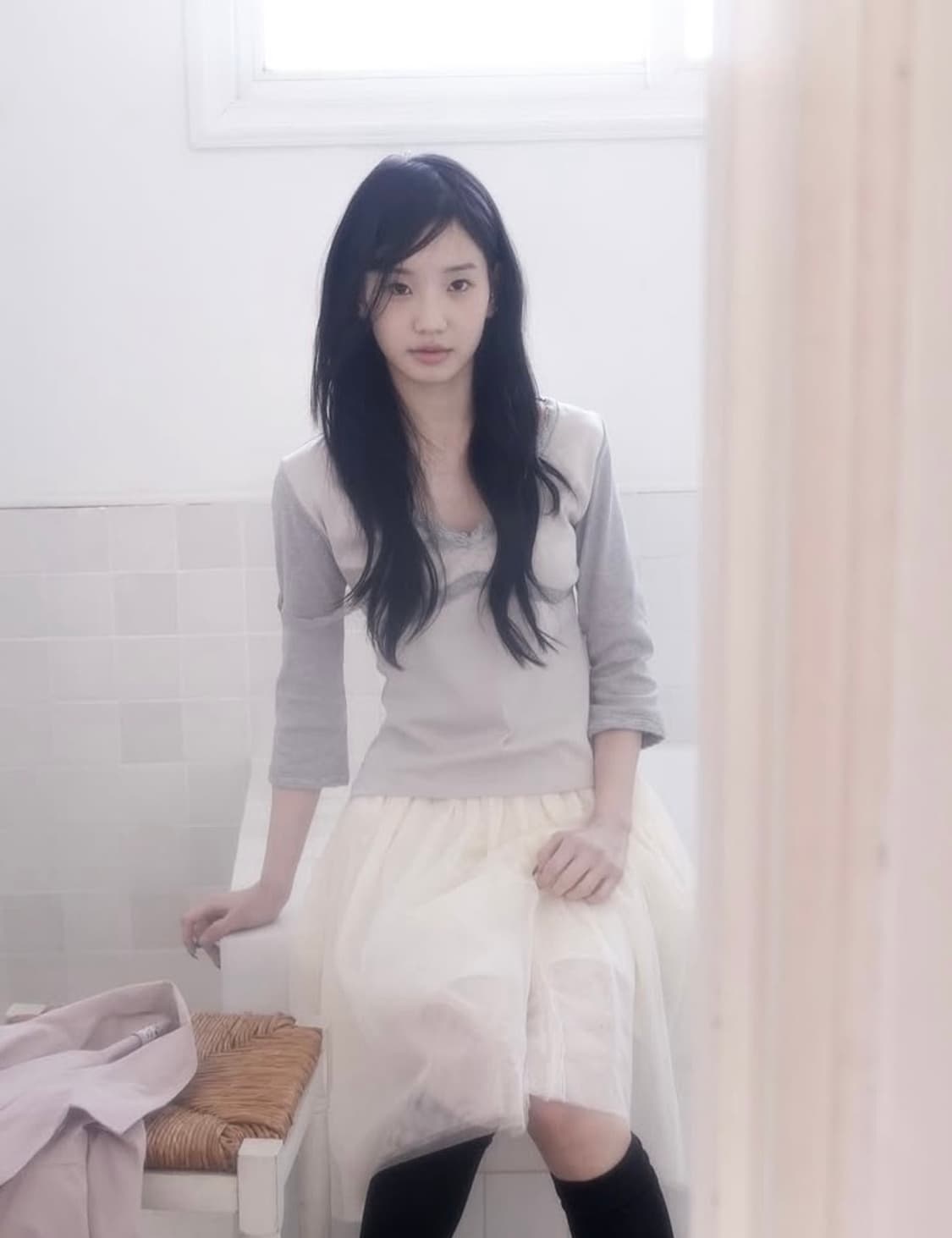 인앤양하모니 레이스탑 그레이 상품이미지1