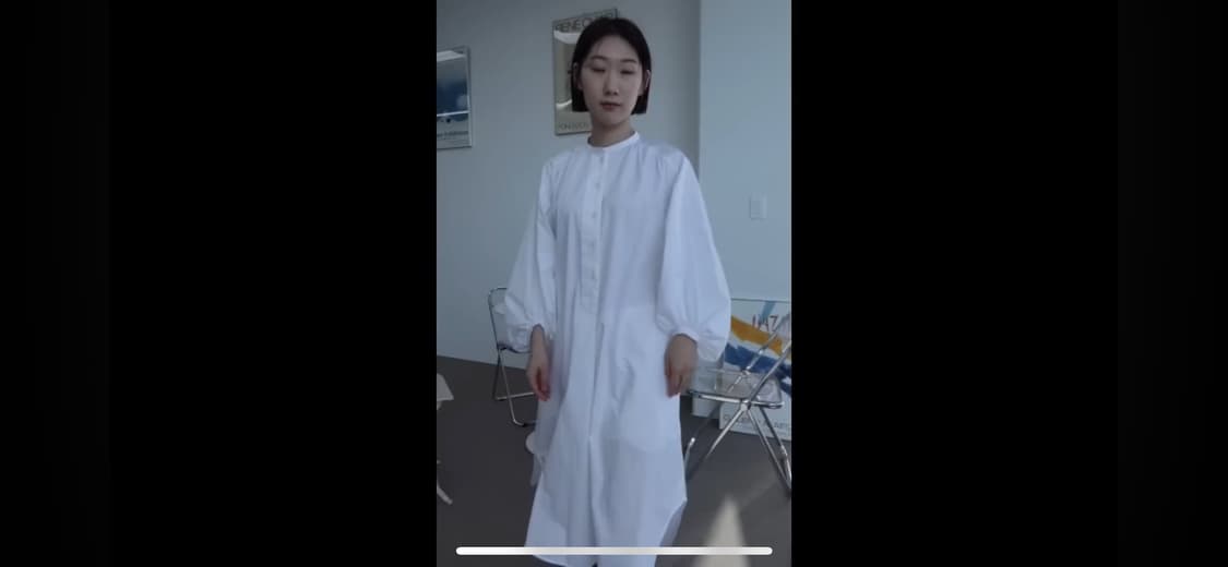 COS 코스 볼류미머스 포플린 원피스 상품이미지4