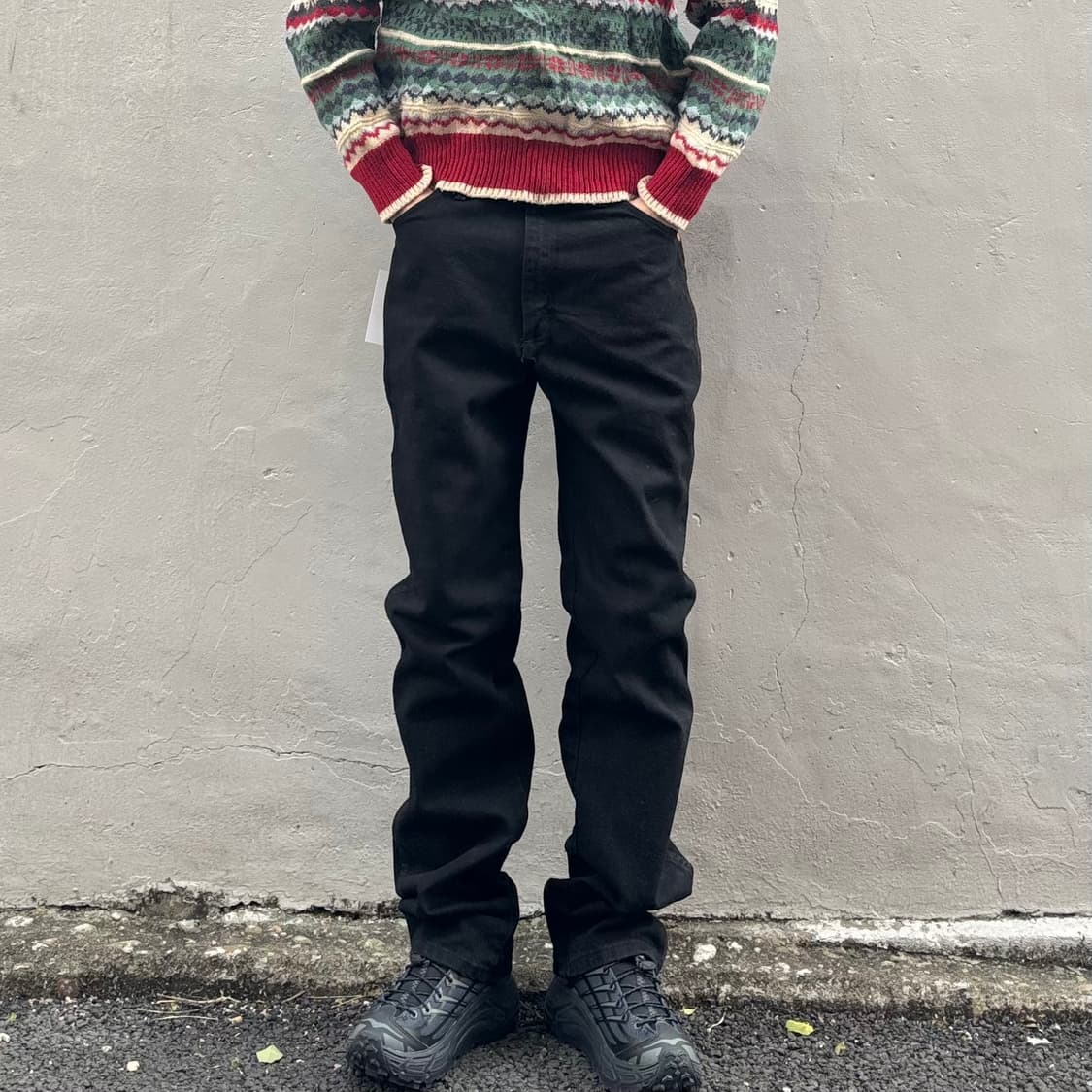 올드 랭글러 블랙 데님 팬츠 상품이미지2