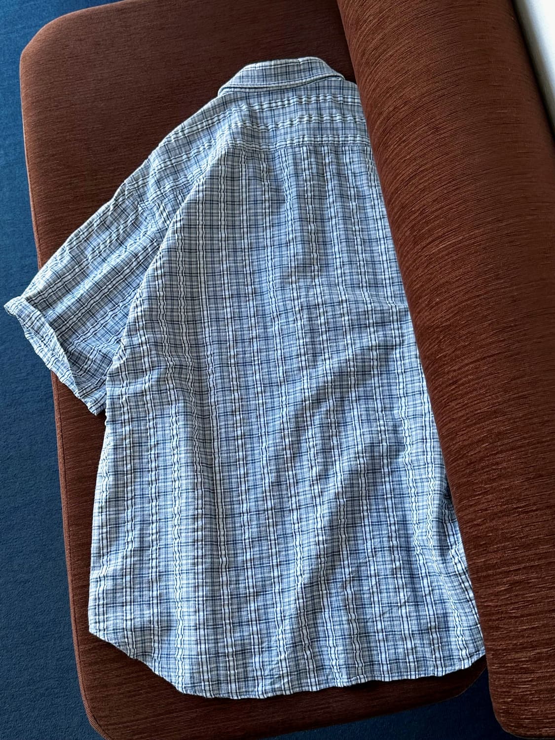 Natural sucker fabric H/S shirt 상품이미지4
