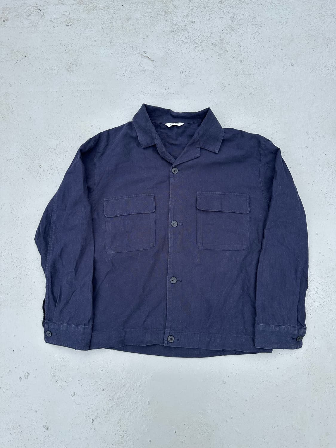 JP 글로벌워크 린넨 오픈포켓 셔츠 (100) 상품이미지1