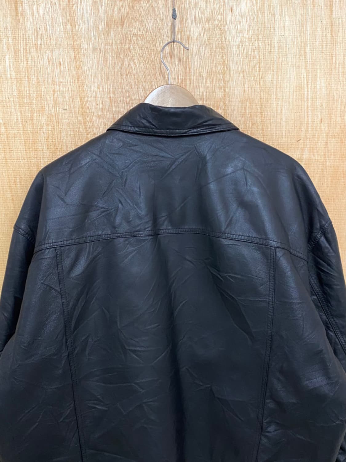 VTG leather bomber jacket 핀터레스트 레더 자켓 상품이미지5
